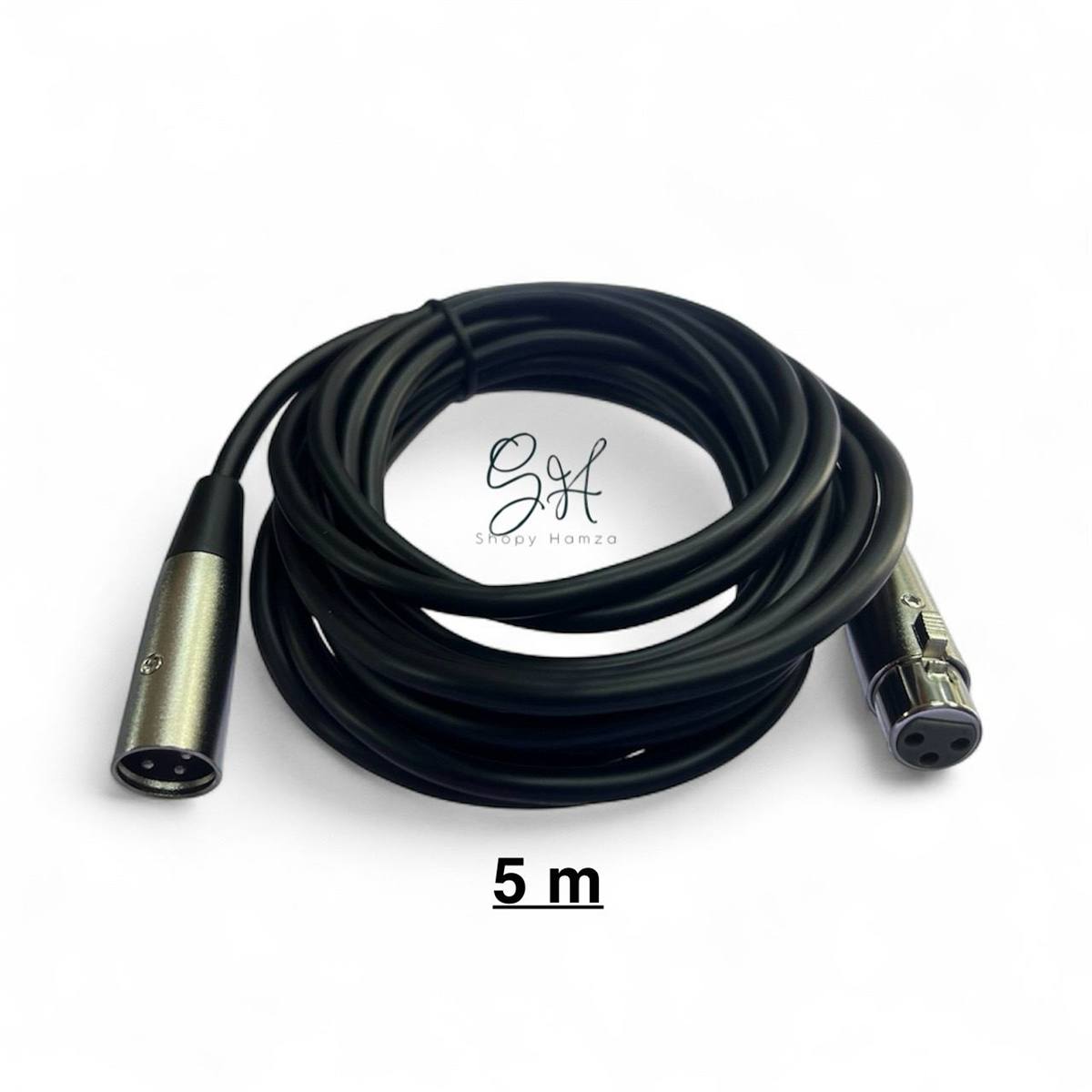 Cable audio XLR - Male vers Femelle 5 m